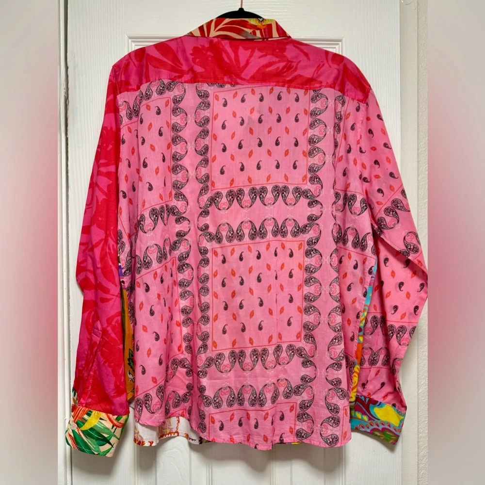 Sigrid Olsen Multicolor Button Down Shirt - Picture 9 of 11
